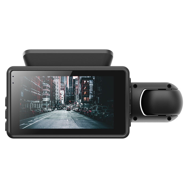 Dash Cam driving recorder 3Inch Camera 3-ways Night Vision  Car Black Box HD Recording