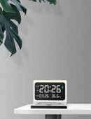 Time Clock /Date/Temp + Wireless Charger 15 W Best In Class Quality Compatible with all Wireless Support CellPhones