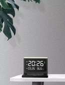 Time Clock /Date/Temp + Wireless Charger 15 W Best In Class Quality Compatible with all Wireless Support CellPhones