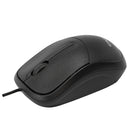 PC wired laser mini laptop/Desktop Quiet Button, Ergonomic Shape mouse Black Color