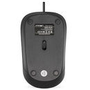 PC wired laser mini laptop/Desktop Quiet Button, Ergonomic Shape mouse Black Color