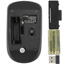 Wireless Mouse for Laptop/PC ,2.4G Ergonomic Computer Mouse with DPI Levels, Page Up & Down Buttons Black Color