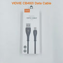 USB A To Lightning 2.4A 100cm Data Cable Military Grade Wiring for iPhone IOS Devices, Soft Silicon Cable Ceramic Plug Material Charging Cord