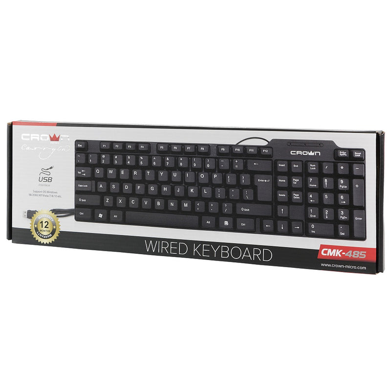 Savingmania Basics Black Color Wired Keyboard - US Layout