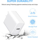 USB Type C Wall Charger Block, 20W Fast Charging PD Power Adapter Compatible iPhone 13 12 Mini Pro Max 11 XS XR X 8 Plus, AirPods, iPad Pro Mini, Galaxy S10/S9/S8, Pixel 4/3/2 XL