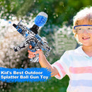 Splatter Ball Gun Toy , Electric Gel Ball Blaster with 30000 Water-Absorbing Ball Beads，for Outdoor Activities, Shooting Team Game，Eco-Friendly Gifts for Kids12+