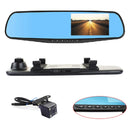 Dash cam car black box  car camera recorder system front camera hidden video regisrator car dvr hd 1080p 4.3 inch mirror