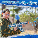 2 in 1 Gel Blaster Gun,  Splatter Ball Blaster with 50000 Gel Balls and 10 Foam Bullets, Gel Water Ball Toy for Outdoor Yard Activities Shooting Game, Gift for Boys Kids Age
