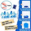 2 in 1 Gel Blaster Gun,  Splatter Ball Blaster with 50000 Gel Balls and 10 Foam Bullets, Gel Water Ball Toy for Outdoor Yard Activities Shooting Game, Gift for Boys Kids Age