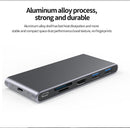 USB C Dock SSD Enclosure, 10 Gbps USB 3.1 Gen 2,USB C Thunderbolt 3 M.2 NVME SATA SSD-4K HDMI,USB2.0,100W PD,SD/TF Card Readers