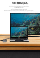 USB C Dock SSD Enclosure, 10 Gbps USB 3.1 Gen 2,USB C Thunderbolt 3 M.2 NVME SATA SSD-4K HDMI,USB2.0,100W PD,SD/TF Card Readers