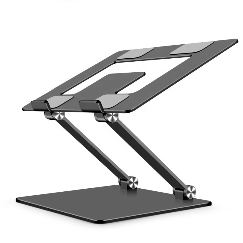 Aluminum Alloy Ergonom Adjust Fold Portable Laptop Stand Foldable Adjustable for Notebook Computer holder