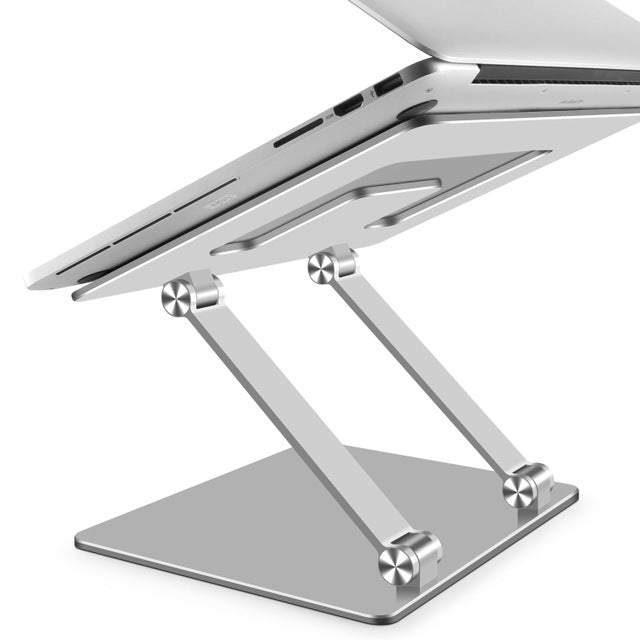 Aluminum Alloy Ergonom Adjust Fold Portable Laptop Stand Foldable Adjustable for Notebook Computer holder