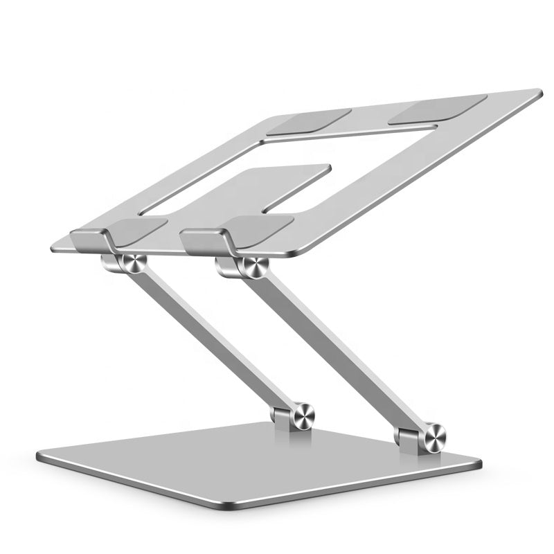 Aluminum Alloy Ergonom Adjust Fold Portable Laptop Stand Foldable Adjustable for Notebook Computer holder