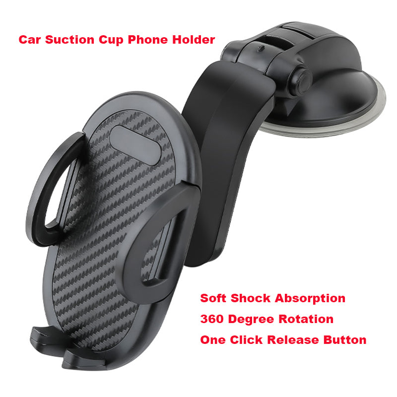 360 Degree Rotation Flexible Dashboard Phone Holder Universal Cup Cell Phone Stand For Car Mount