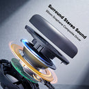 7.1 Surround Stereo LED Wired Audifonos Gamer Gaming Earphones Headset With Microphone ( Color - Black )