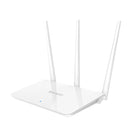 300Mbps wireless router Wi-Fi Router with High Power 5dBi Antennas (F3), White