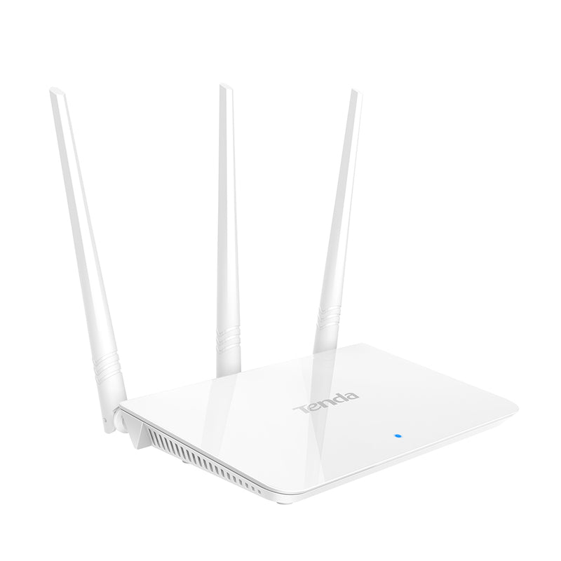 300Mbps wireless router Wi-Fi Router with High Power 5dBi Antennas (F3), White