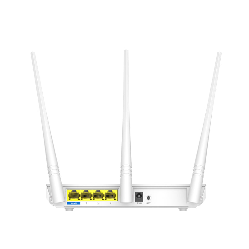 300Mbps wireless router Wi-Fi Router with High Power 5dBi Antennas (F3), White