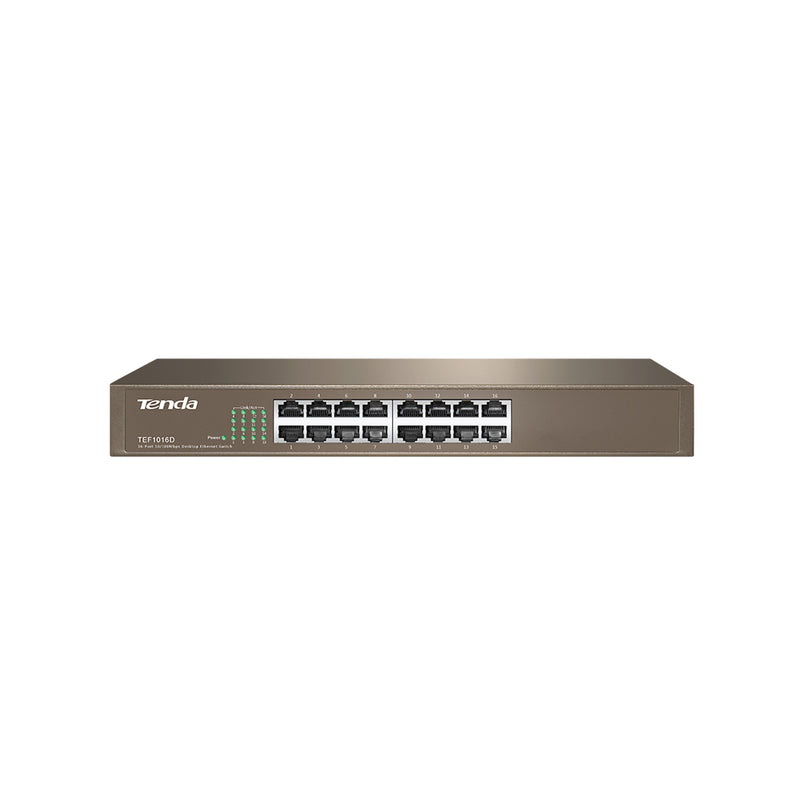 16-Port Fast Ethernet Desktop/Rackmount Switch