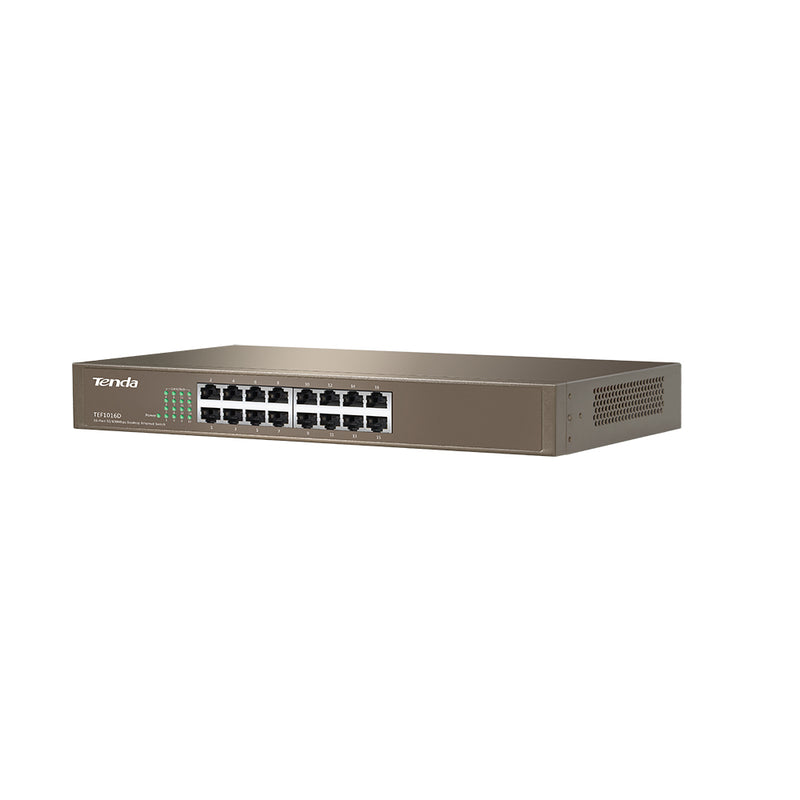 16-Port Fast Ethernet Desktop/Rackmount Switch