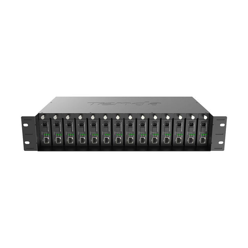 14-SLOT FIBER OPTIC TRANSCEIVER CHASSIS