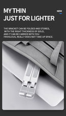 Foldable Portable Multi-Angle 9 Level Adjustable Double- Layer Aluminum Laptop stand holder