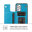 PU Leather Flip Wallet TPU Case with back embossed flower Card Holders magnet button Phone Cases for Samsung S21