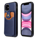 PU leather Case With Credit multi card holder stand Protective Cover mobile phone case for iphone 13  Series
