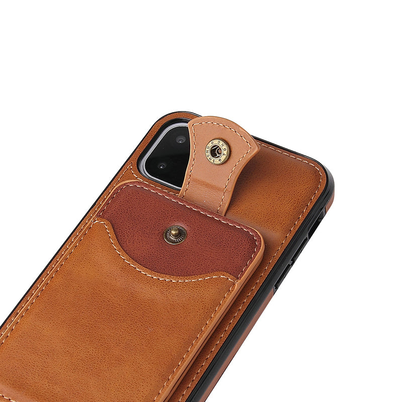 PU leather Case With Credit multi card holder stand Protective Cover mobile phone case for iphone 13  Series