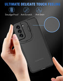 Hot selling PC frosted clear case camera stand , mobile phone case for Samsung S21