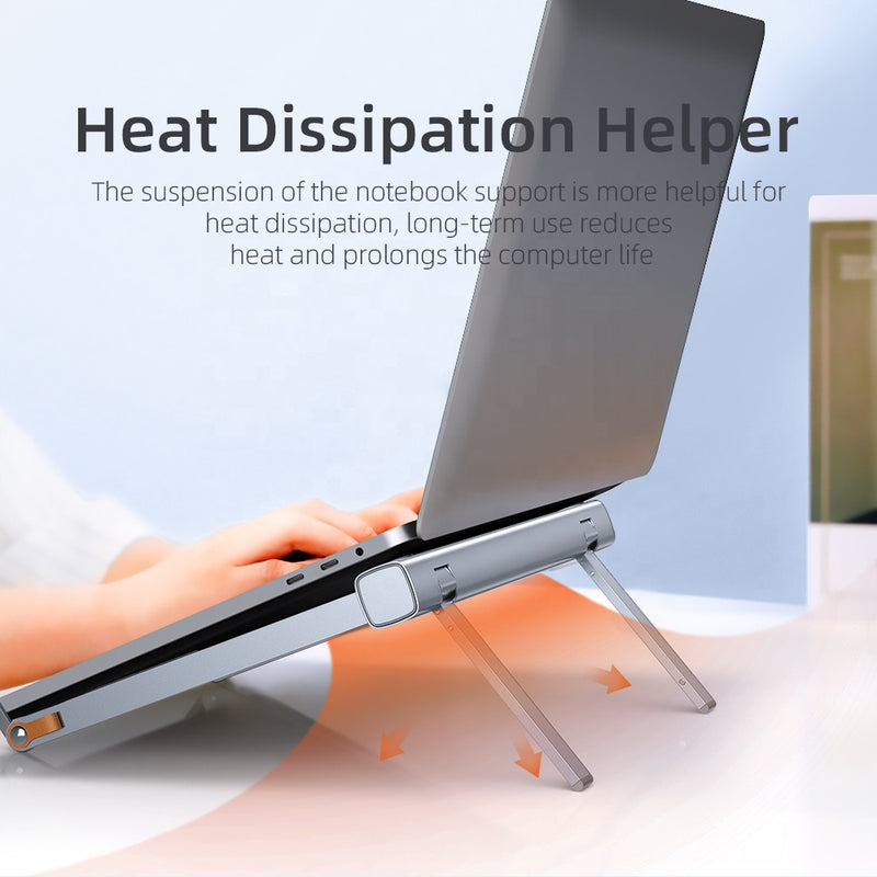 New design Adjustable Portable Foldable adjust height High quality Laptop stand Notebook holder