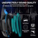 USB Gaming Headset All in One Computer Game Gamer Over Ear Flexible Microphone Volume Control with Mic