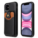 PU leather Case With Credit multi card holder stand Protective Cover mobile phone case for iphone 13  Series