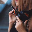 Over Ear Headband Headphones over the head Computer PC Wired USB Headphone Gamer With Microphone Stereo Headphones Color - Orange