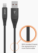 Lightning Data Cable Form USB A To Lightning MFi Certified Lightning CableNylon Braided Fast Charging Data Sync Multiple Long Cords Compatible with iPhone 12/11/Pro/Xs Max/X/8/7/Plus/6S/6/SE/5S High Speed 2.4 A fast Charging
