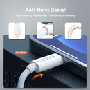 USB C to Lightning Cable PD 18W Military Grade Best in class quality for iPhone 12 Pro Max/12/11 Pro/X/XS/XR/8 Plus/AirPods Pro, (White)