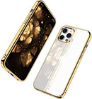 Electroplated Soft TPU Phone Case For iPhone-12/Mini/Pro/ProMax Crystal Transparent Shockproof Shell Protective Bumper
