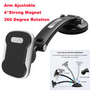 360 Degree Rotation Flexible Dashboard Phone Holder Universal Cup Cell Phone Stand For Car Mount