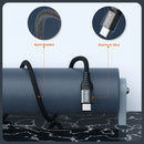 USB C to USB C Cable, 200 CM 100W USB C Aluminum +Zinc Best In Class Quality, Nylon Braided USB C Charger Cord Compatible