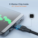 USB C to USB C Cable, 200 CM 100W USB C Aluminum +Zinc Best In Class Quality, Nylon Braided USB C Charger Cord Compatible