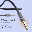 Audio Cable 3.5 MM to 3.5 MM (Male to Male) Stereo Audio LINE AUX Cable COMPATABLE for All Computer/iPods/MP3 Player/ETC.150 cm