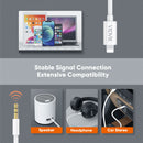 Lighting to 3.5mm Aux Cable Military Grade Wiring for Car, iPhone, Speaker 150cm TPE Audio Line