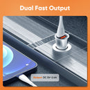 Universal 12V 24V Aluminum 3A Type-C USB Car Charger PD 20W Car Cell Phone Adapter Best in Class Metal Material