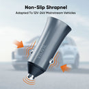 Universal 12V 24V Aluminum 3A Type-C USB Car Charger PD 20W Car Cell Phone Adapter Best in Class Metal Material