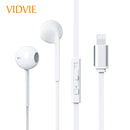 Wired Handsfree in ear Stereo 8 Pin Wire Headphone Soft Touch Best in Quality Copper Wired  IOS Plug & Type C