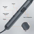 Sports Collar BT5.0 Wireless Headset Outdoor Running Neck Mounted Noise Canceling BT Neckband Headphone