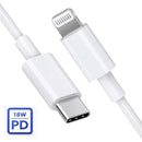 USB C to Lightning Cable iPhone Fast Charger Cable USB-C Powe Charging Cord for iPhone 13/12/12 PRO Max/12 Mini/11/11PRO/XS/Max/XR/X/8/8Plus/iPad, White