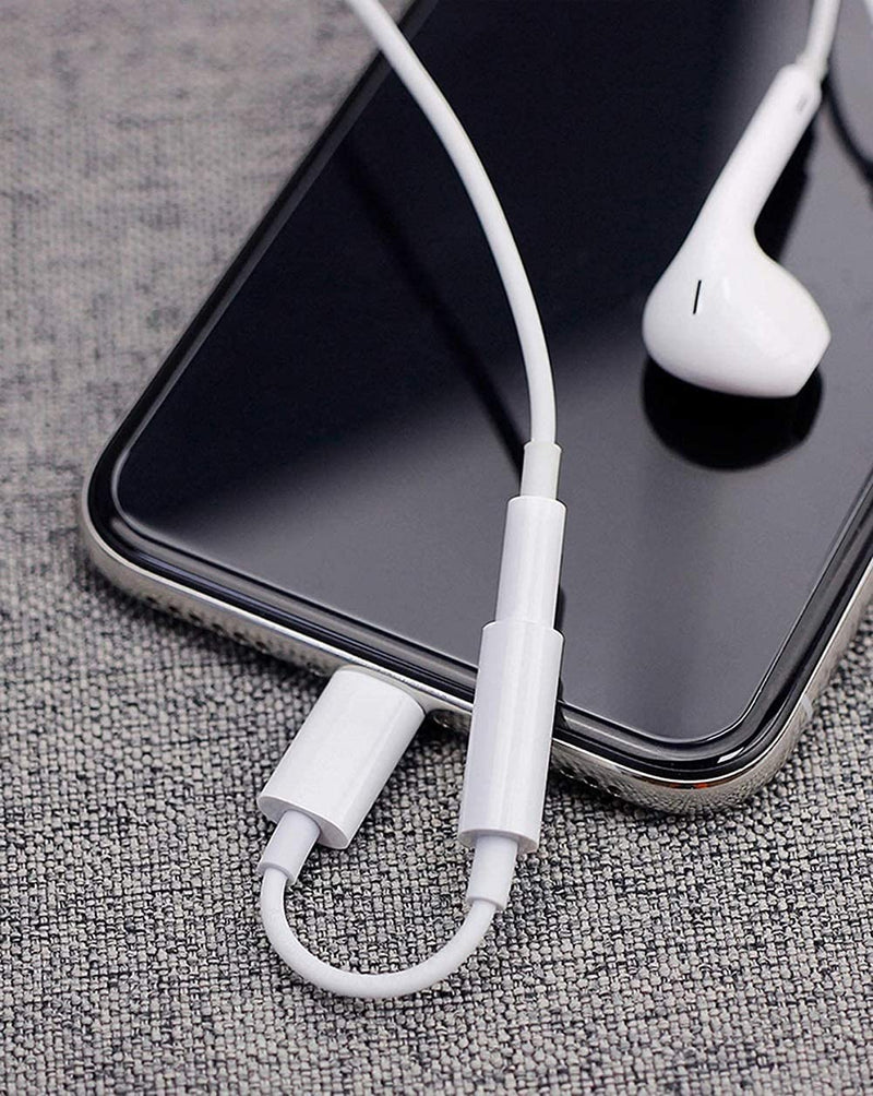 Lightning to 3.5 mm Headphone Jack Adapter,iPhone Audio Dongle Cable Earphones Headphones Converter Compatible with iPhone 12/12 Pro/11/11 Pro/X/XR/XS/XS Max/8/7