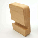 Double Slots E-Trend Bamboo Wooden Phone Holder Phone Stand Tablet Mobile Cell Holder